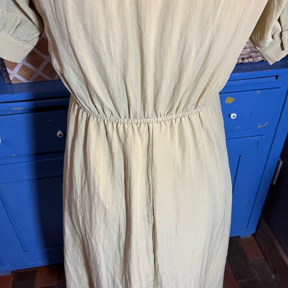 Grace & Chili vintage style DRESS SMALL soft Mustard color NWT 2011 - Picture 6 of 9